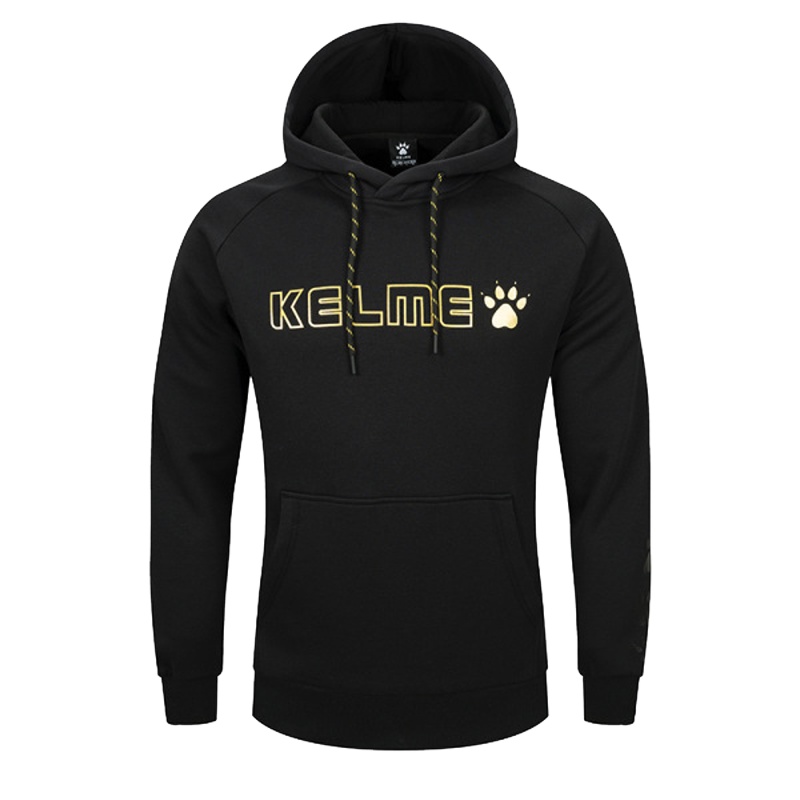 KELME卡尔美男女运动卫衣秋冬新款情侣连帽休闲服套头衫时尚长T恤