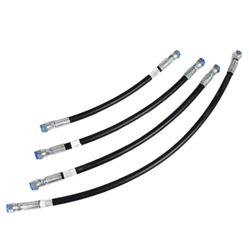 析和(XIHE) 叉车配件 叉车倾斜缸油管 液压油管高压胶管 黑色