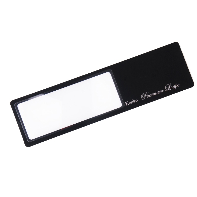 kenko肯高 携带式放大镜KTL-012卡片式3倍高清便携阅读助视放大镜(凸透镜)