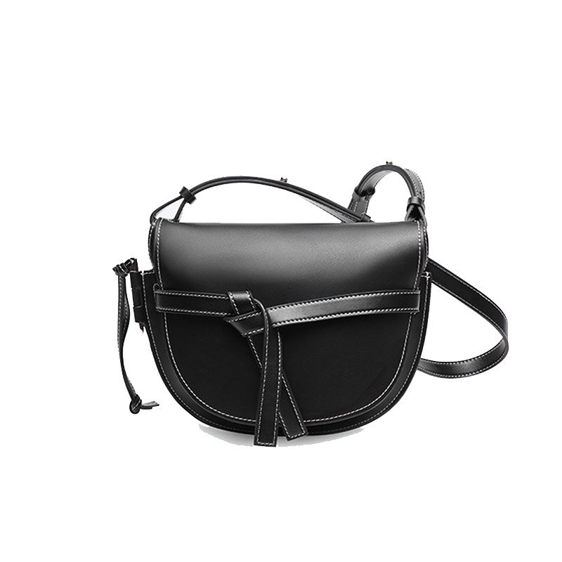 新款女包包复古马鞍包斜跨包女包欧美时尚包牛皮女式手袋