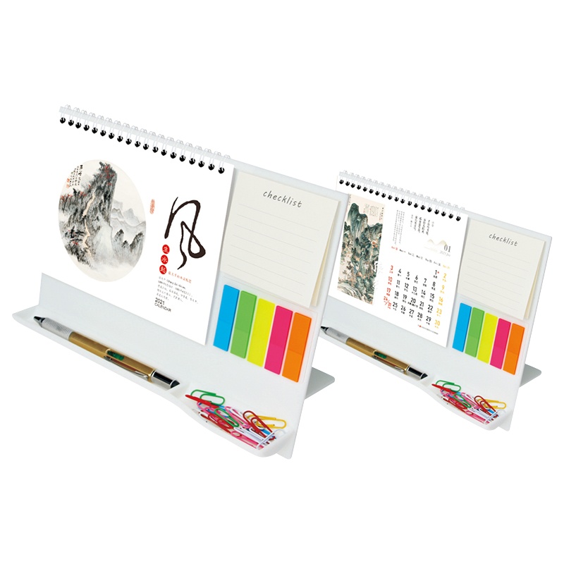 SCP 风生水起台历 SCP-B027 创意办公便签台历 25*17cm (本)(单位:件)
