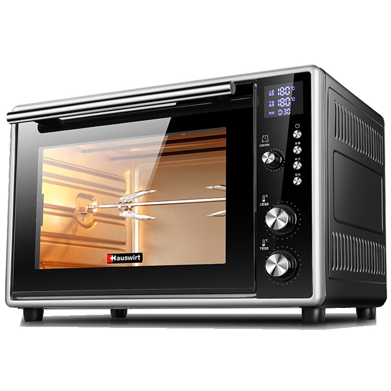 海氏(Hauswirt)HO-40E电烤箱家用 微电脑式热风循环烘焙蛋糕多功能智能双门40升大容量上下独立控HO-40E