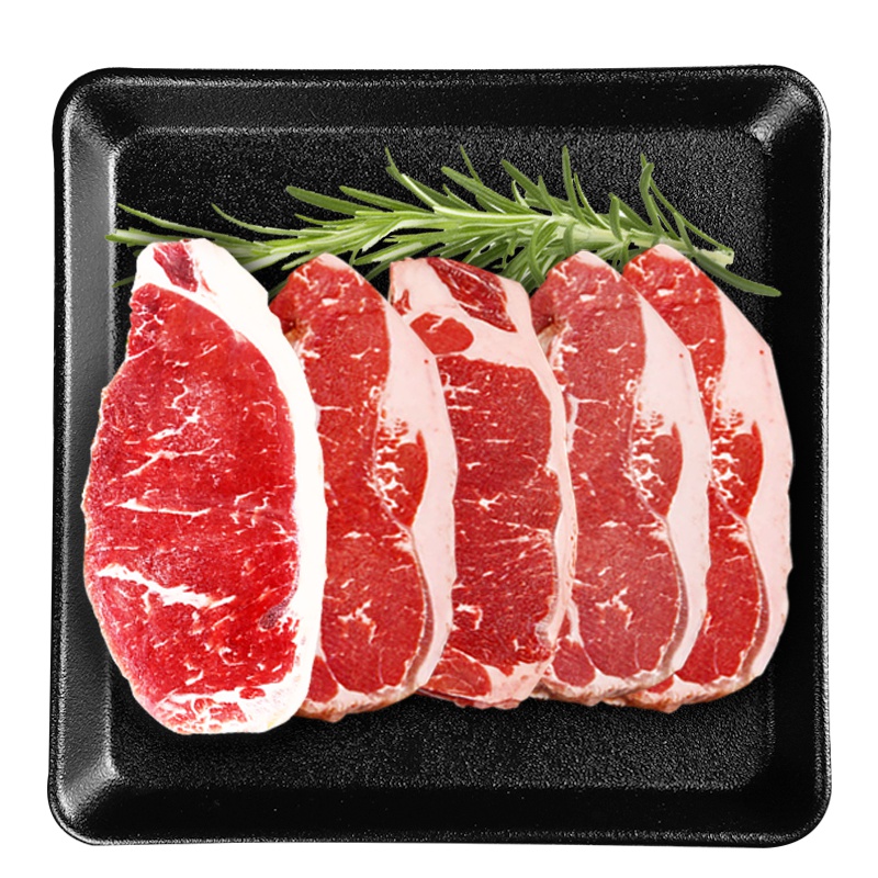 大牧汗 澳洲原切西冷牛排5片装(700g)
