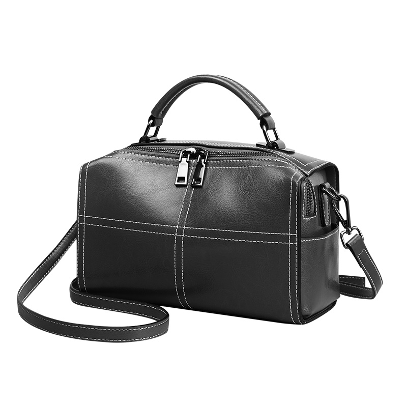 【顺丰配送】真皮包包女腋下包女复古小众设计法式单肩草莓麻将腋下包LB200545-1H