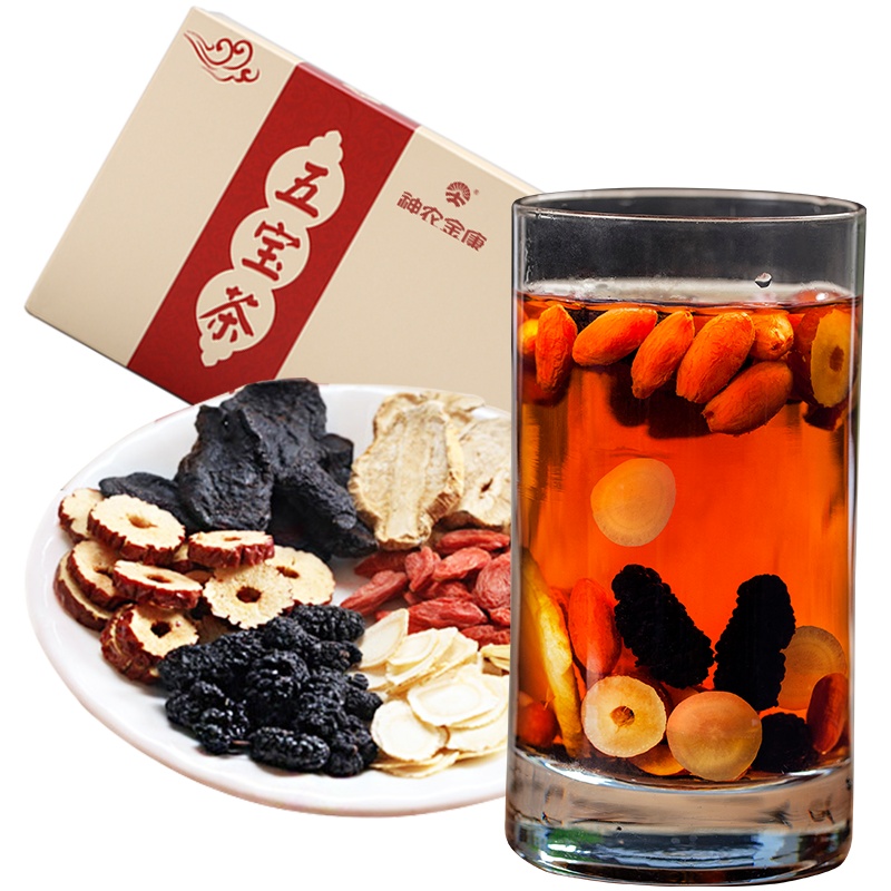 神农金康人参五宝茶男人持久养肾金枪八宝男性桂圆枸杞红枣玛咖锁阳养生补