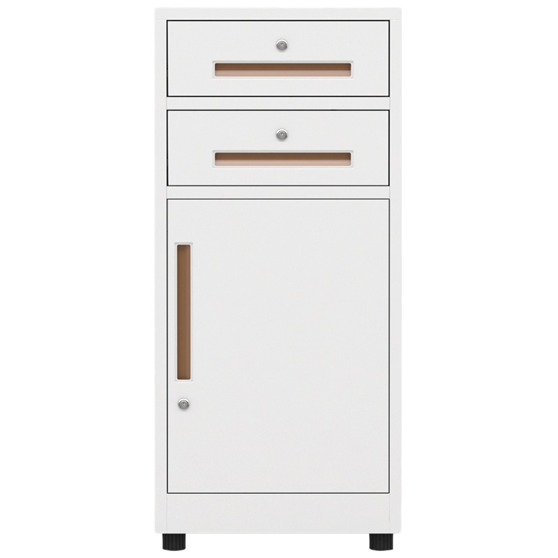 鑫金虎 文件柜矮柜办公柜铁皮柜抽屉矮柜带锁阳台储物柜小柜子