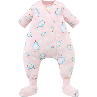 米乐鱼 升级宝宝睡袋婴儿防踢被四季通用睡袋分腿可拆大中童睡袋空调房适萌鸟