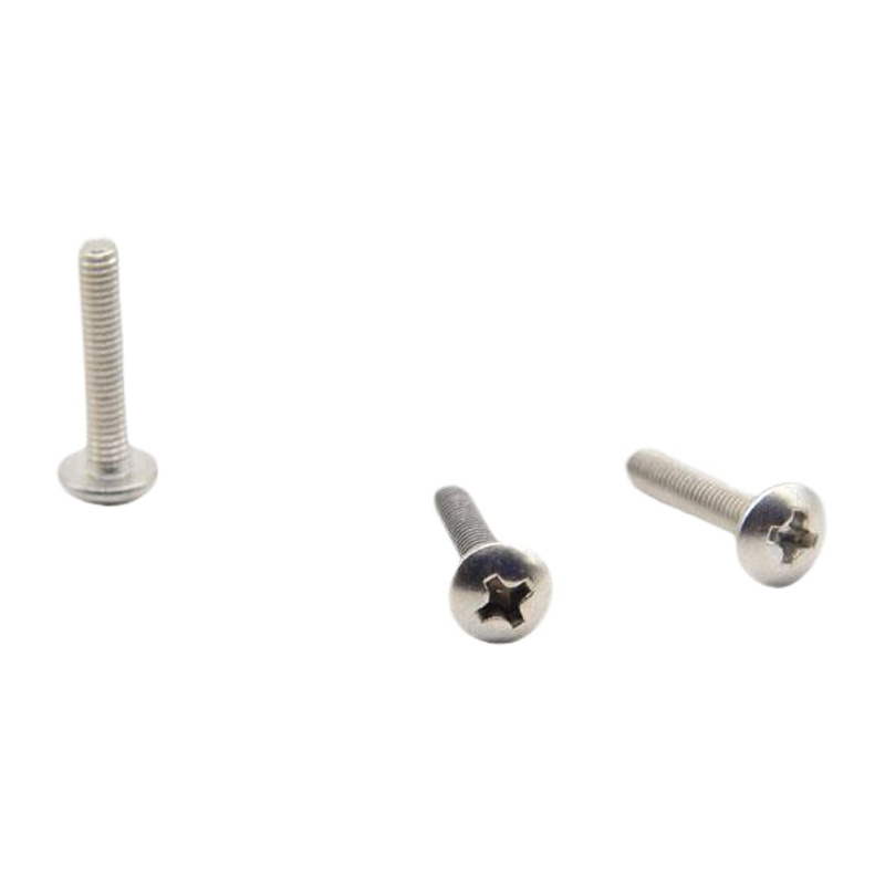 十字槽盘头机螺钉3.5*25表面：镀镍 200个/袋