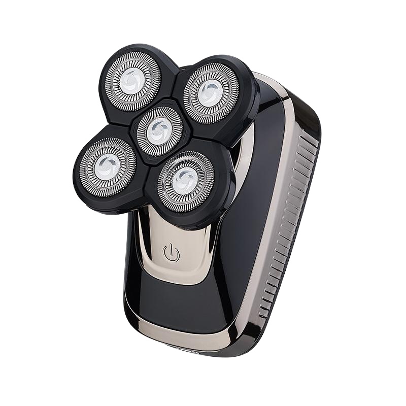剃光头黄金蛋电动剃须刀男士刮胡刀五刀头充电式胡子刀剔胡须刀批发 6800五刀头 标配+备用刀头