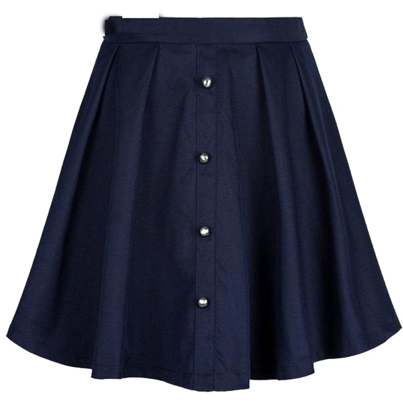 拉夏贝尔Candie’s女装钉珠百褶伞裙子女a字半身短裙30071535