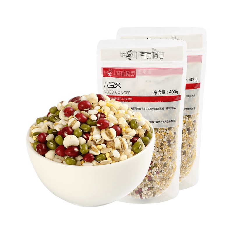 盛耳 八宝米400gX2 熬粥原材料粥包袋装五谷杂粮粗粮组合早餐粥