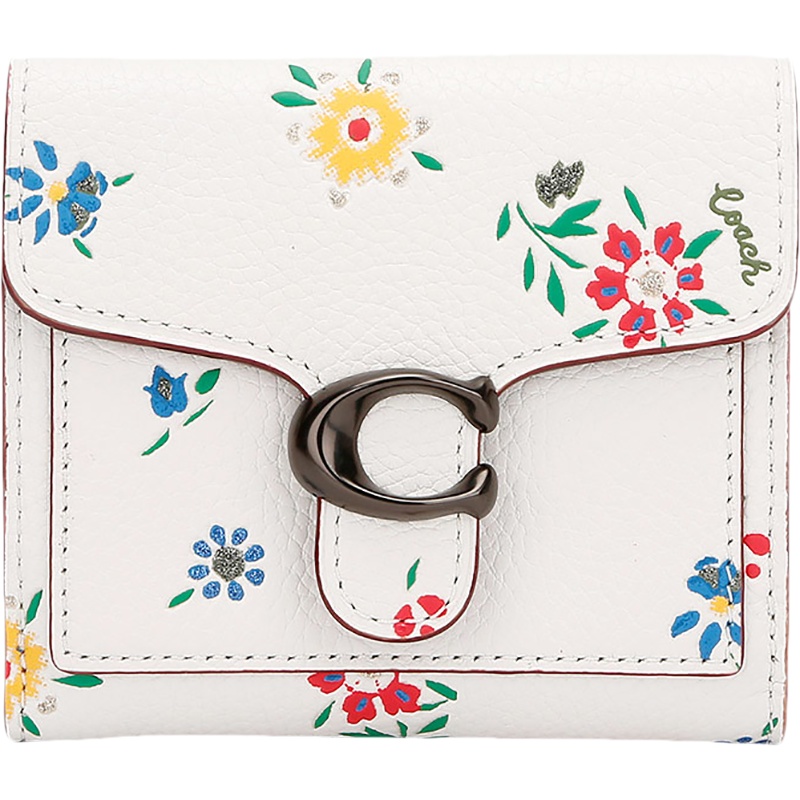 COACH 蔻驰 女士 专柜款皮革短款钱包钱夹 1364