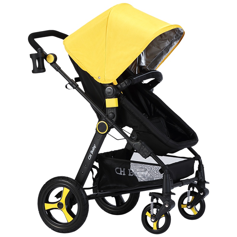 晨辉婴宝 CH baby高景观避震可换向婴儿推车可坐躺双向儿童宝宝童车726