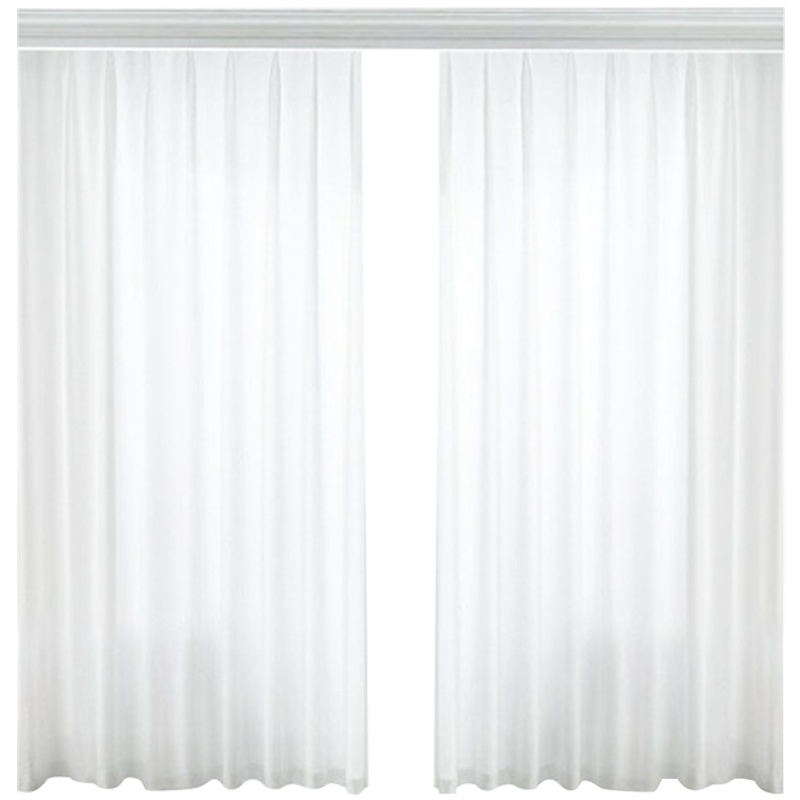 依朴 窗纱 阳台纱客厅飘窗遮光窗帘纱（含配件杆子挂钩） 天丝绒 1米