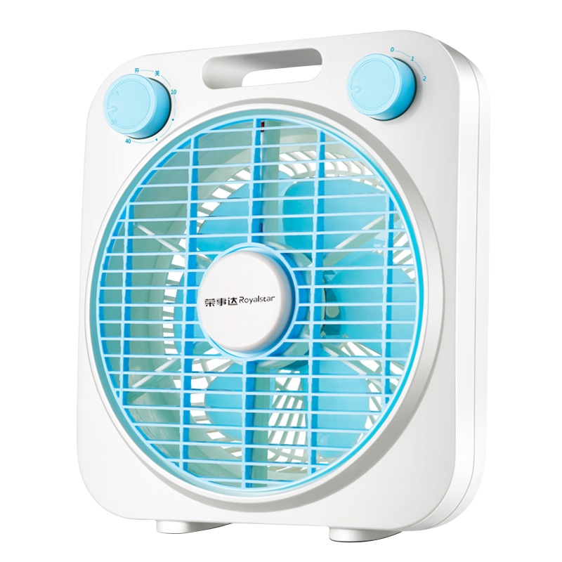 荣事达Royalstar 电风扇遥控落地扇家用台式强力工业电扇宿舍立式摇头大 白色机械款 可升降