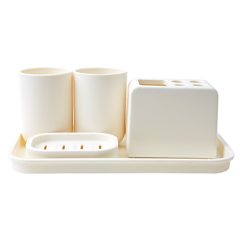 苏宁极物 PP塑料浴室洗漱5件套