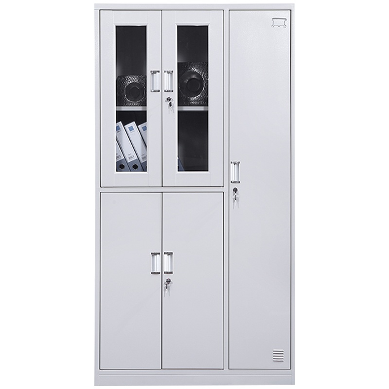 三圣 办公家具加厚五门更衣柜 员工储物柜 带锁铁皮柜 多门储物柜 存包柜 鞋柜 其他金属更衣柜多功能