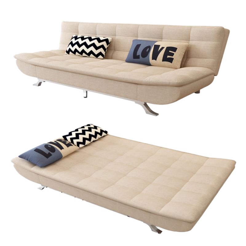 豫亨多功能布艺两用经济型可拆洗1.5客厅沙发床可折叠小户型双人1.8米