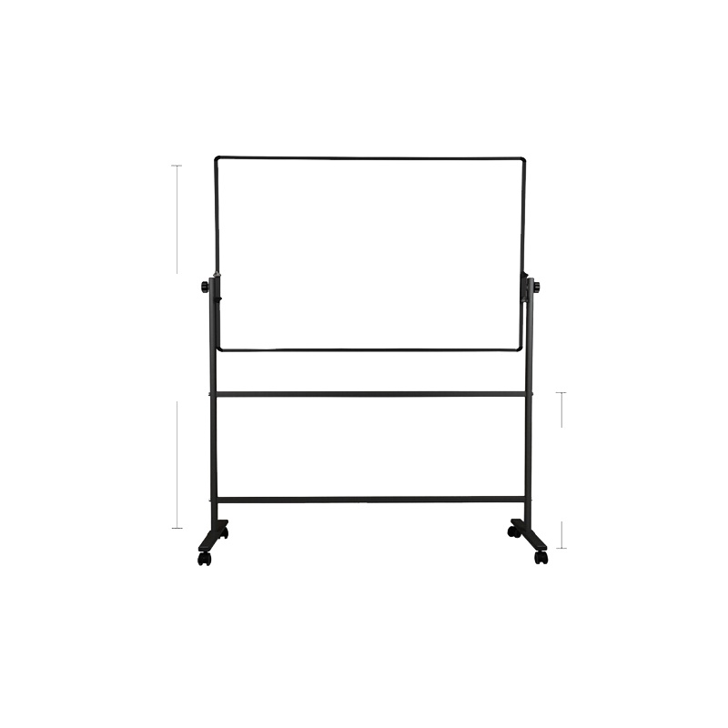 得力H型90*120双面白板7882