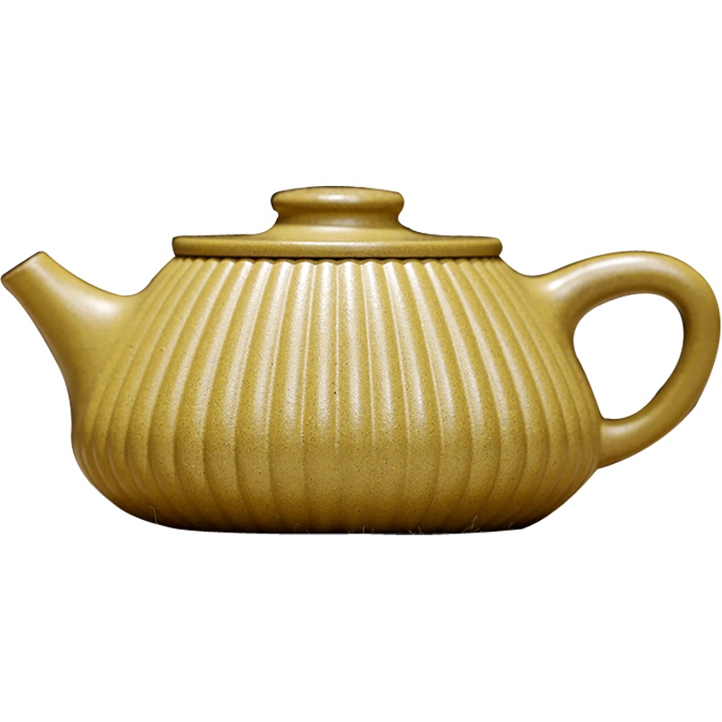 [张义制陶]询价 锦瓢 宜兴紫砂壶名家汤宣武纯全手工 原矿金砂段手感细腻 范泽峰监制