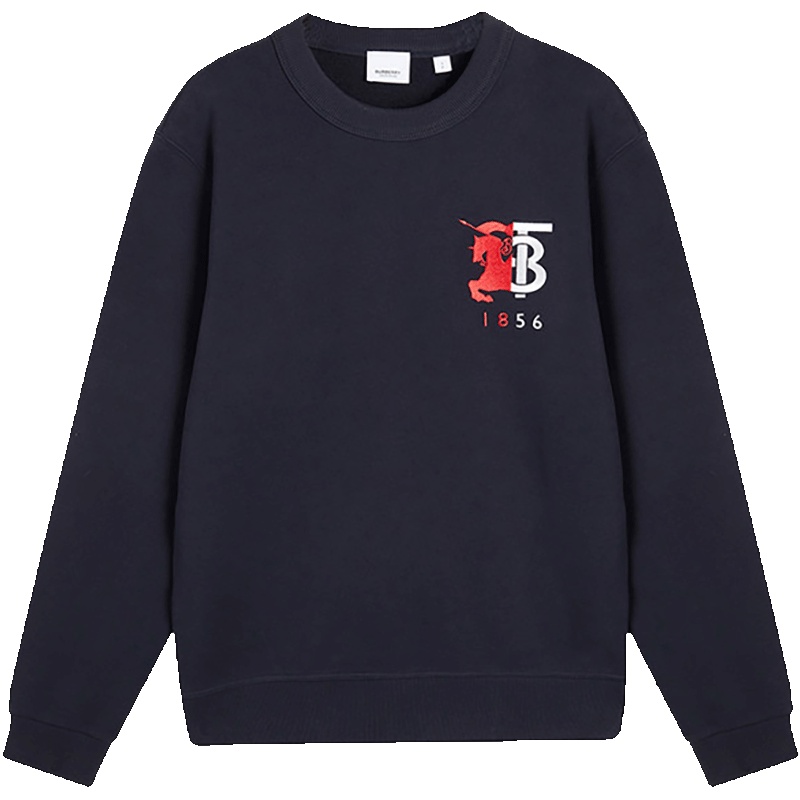 BURBERRY 博柏利 男款棉质圆领长袖运动衫卫衣 80223101