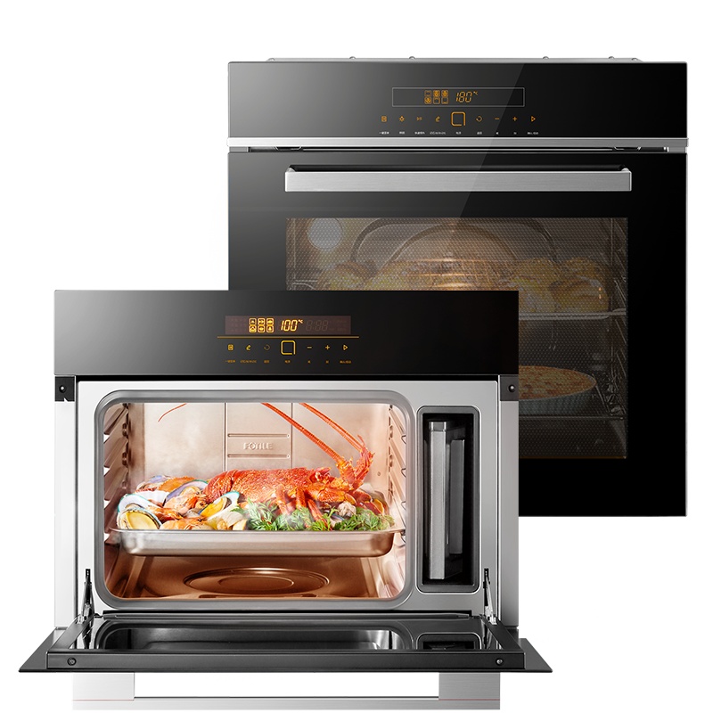 方太(FOTILE)嵌入式蒸箱烤箱家用大容量智能触控蒸烤套装SCD40-E2M +KQD58F-E9