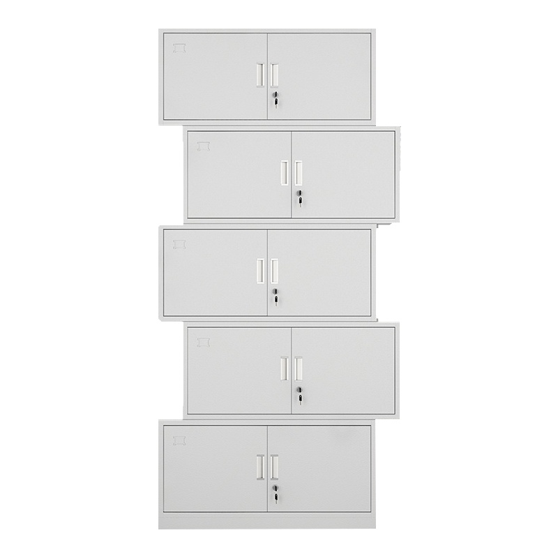 匡大 文件柜铁皮档案柜办公柜分体五节钢柜