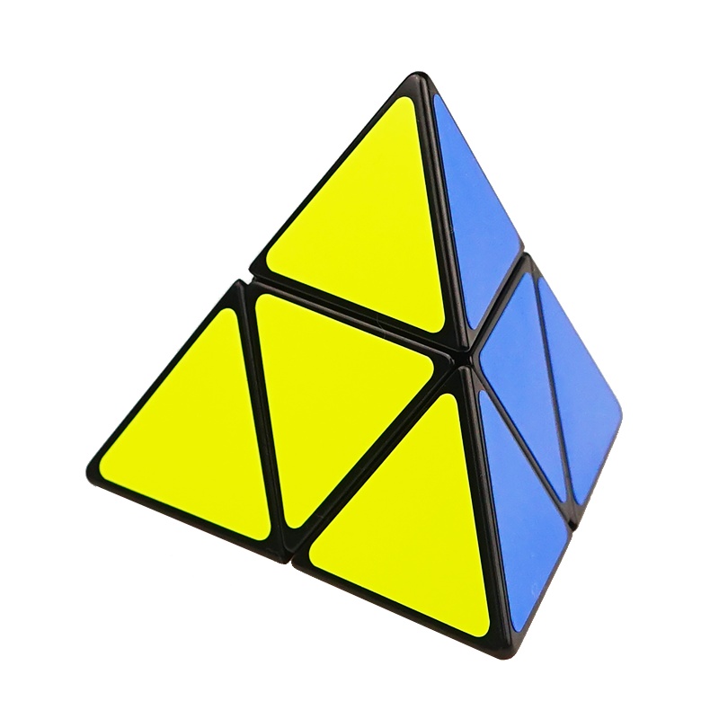 圣手7102A二阶金字塔魔方 专业异型魔方2阶三角形魔方儿童小孩男孩益智玩具异型魔方