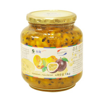 全南 蜜橘百香果茶 夏季冲饮品水果茶蜜炼果酱1kg*1瓶(瓶)