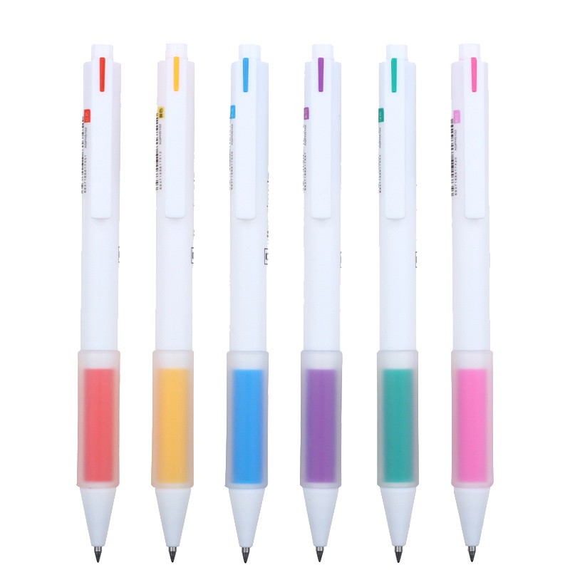 晨光(M&G)AGPH5103 优品按动中性笔6色/盒 0.5mm彩色笔 彩色中性笔 绘画笔 彩色水笔 办公文具