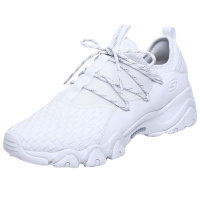 Skechers斯凯奇男鞋 跑步鞋运动鞋透气舒适小白鞋 999019-WHT