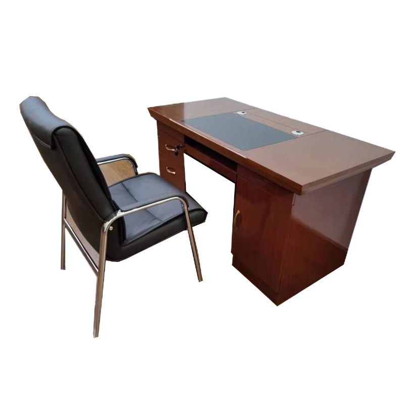 首指(SZ)油漆板木皮1.4米办公桌椅/SZ-1407ZY