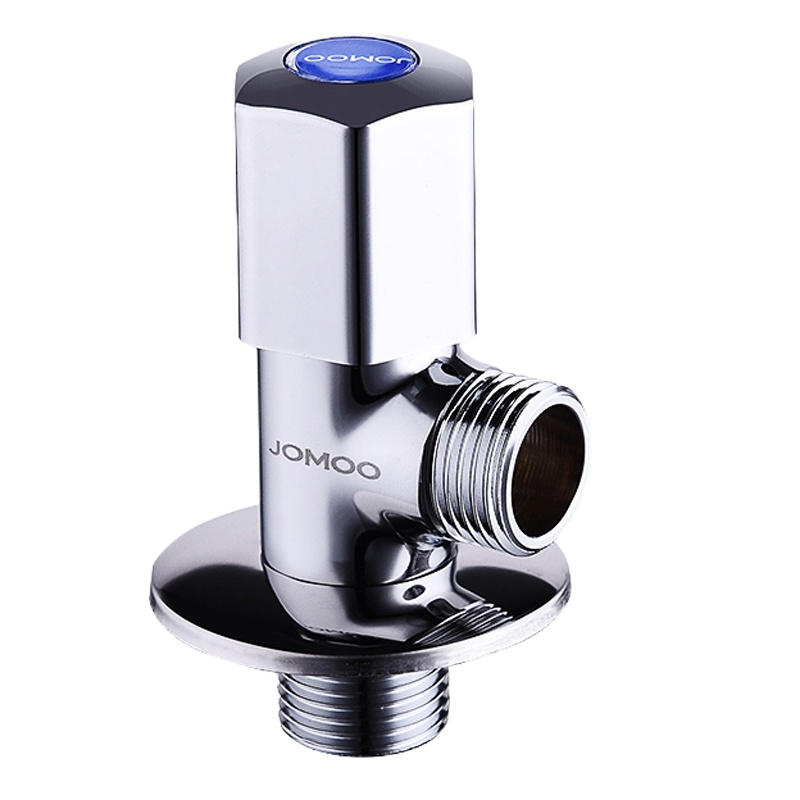 九牧三通角阀三角阀门铜加长止水阀热水器马桶蹲便器进水开关冷热水家用单冷经典款