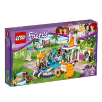 LEGO 乐高 好朋友系列 心湖城夏季游泳池 塑料玩具 6-12岁 41313