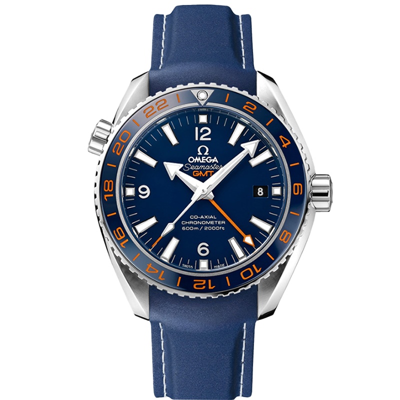 欧米茄海马系列防水600米机械男两地时232.32.44.22.03.001