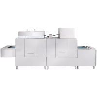 圣托(Shentop)单位厨房隧道式刷碗机 304不锈钢洗碟机 单杠双喷淋带烘干长龙式洗碗机 STW-L40B