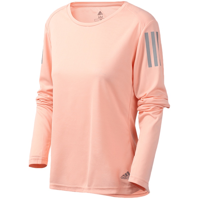 阿迪达斯女服长袖T恤训练健身舒适透气跑步服装DZ2261