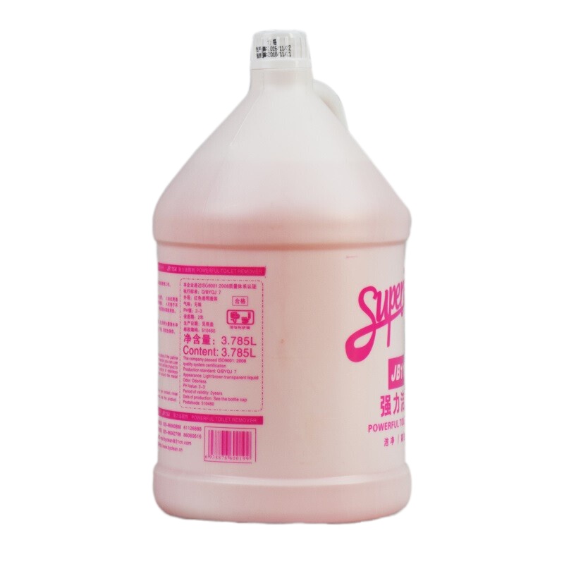 洁厕剂 强力除垢洁厕剂 厕所马桶清洁剂酒店学校物业商场厕所清洁洁厕液洁厕灵 3.78 L大桶装 10桶/组