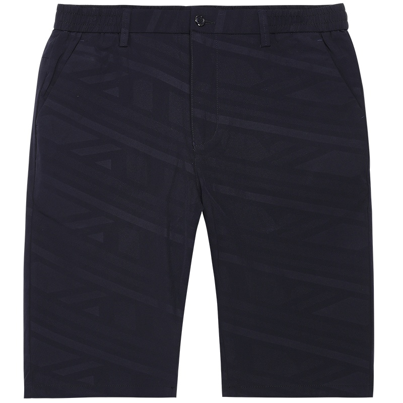 HODO红豆男装 男士休闲短裤 2020夏季新款暗纹印花弹力速干短裤男五分裤