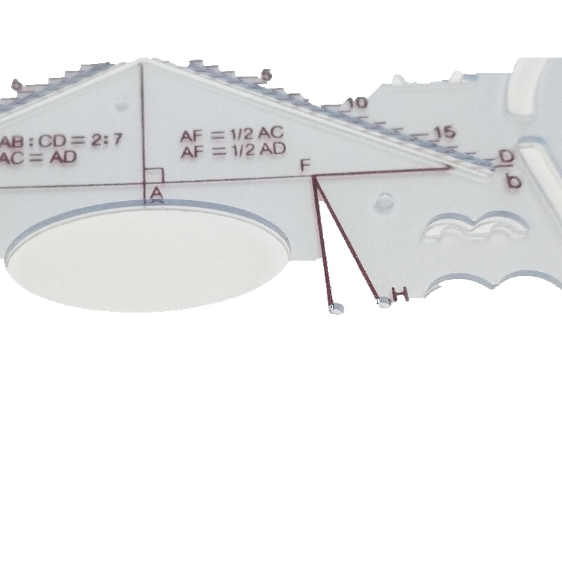 丛林狐2013型战术级联合作战指挥尺军训作业尺多用处学习尺标图尺军迷用品透明