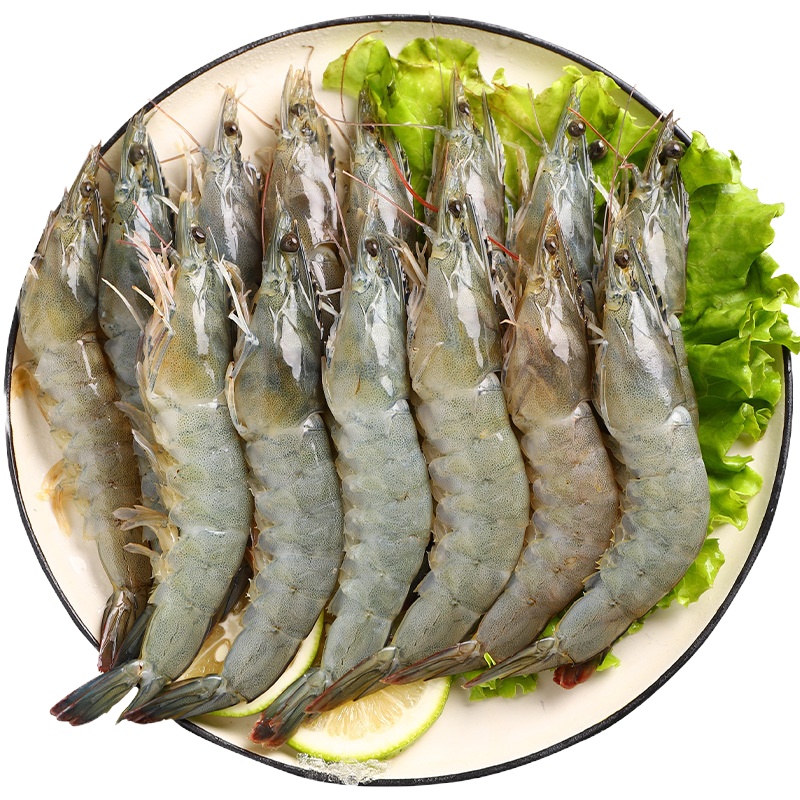 渔哥头等舱 国产青岛海捕大虾基围虾青虾白虾速冻对虾新鲜超大虾宝宝辅食可做虾滑海鲜水产虾类3.2斤装14-17厘米