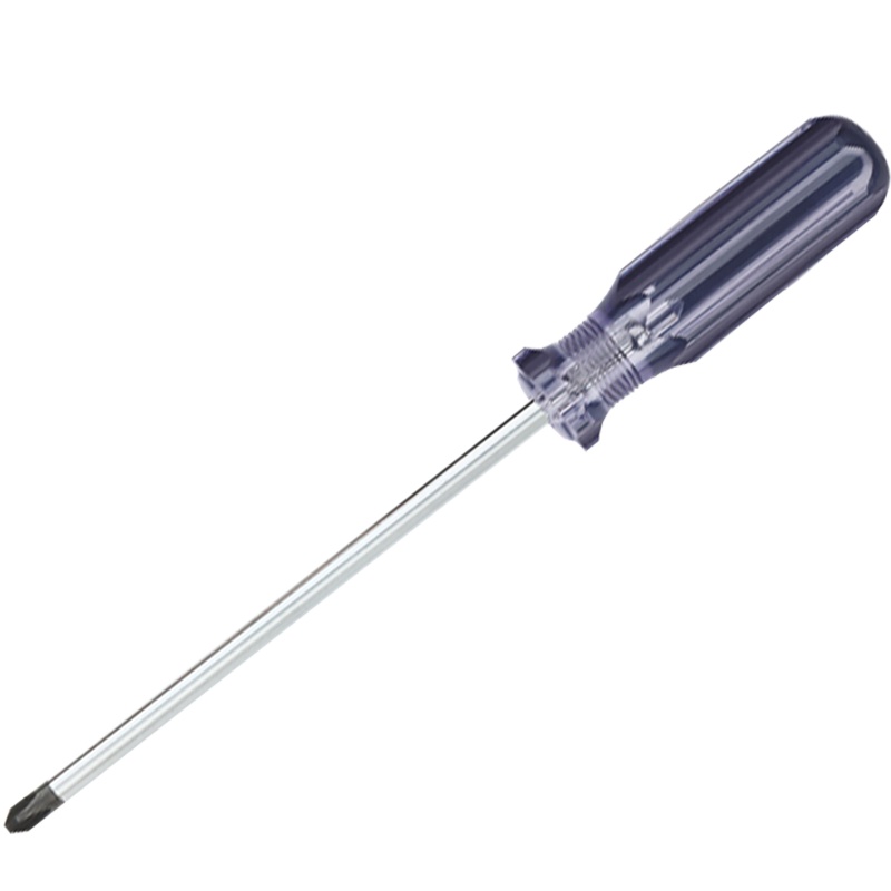 长城精工 Cr-V蓝透双色彩条柄螺丝批 十字起子改锥工具 3*125mm 270153 10把