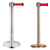 [规格:不锈钢2米 32*32*90cm]隔离带 一米线不锈钢隔离带 伸缩栏杆座银行排队护栏 活动隔离伸缩带