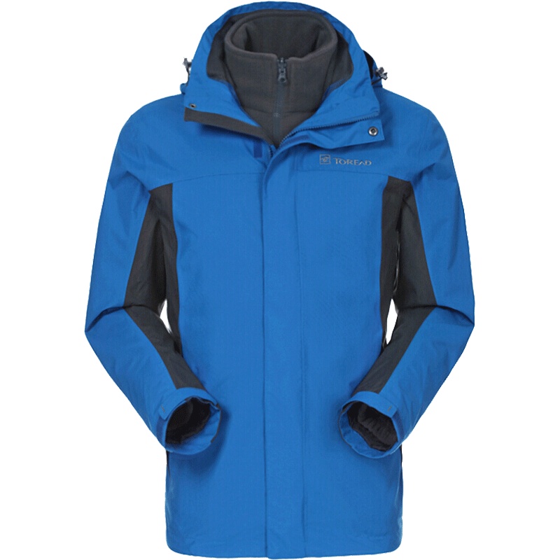 探路者（TOREAD）户外男女保暖三合一套绒两件套冲锋衣TAWB91603/TAWB92604