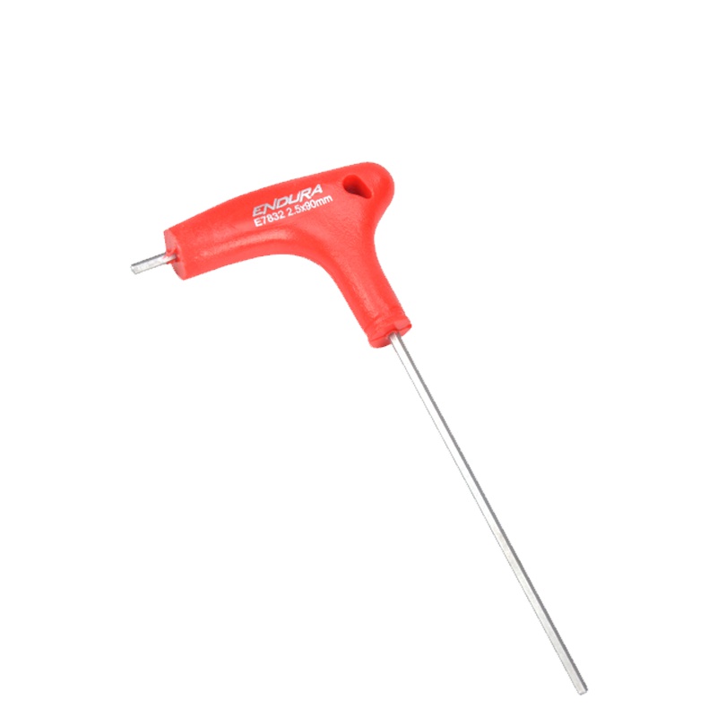 力易得(ENDURA) E7832 双头T柄平头内六角 2.5mm(3把)货期3-5天
