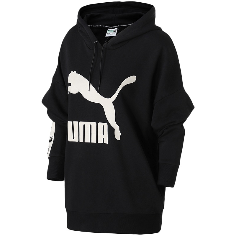 【自营】PUMA彪马卫衣女士运动服休闲服连帽长袖T恤578339 L 57833901黑色