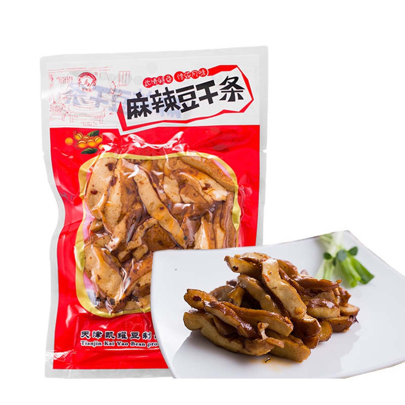 东马房麻辣豆干条100g*3袋