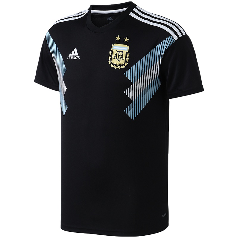 【自营】阿迪达斯男短袖T恤阿根廷客场比赛球衣足球服装CD8565