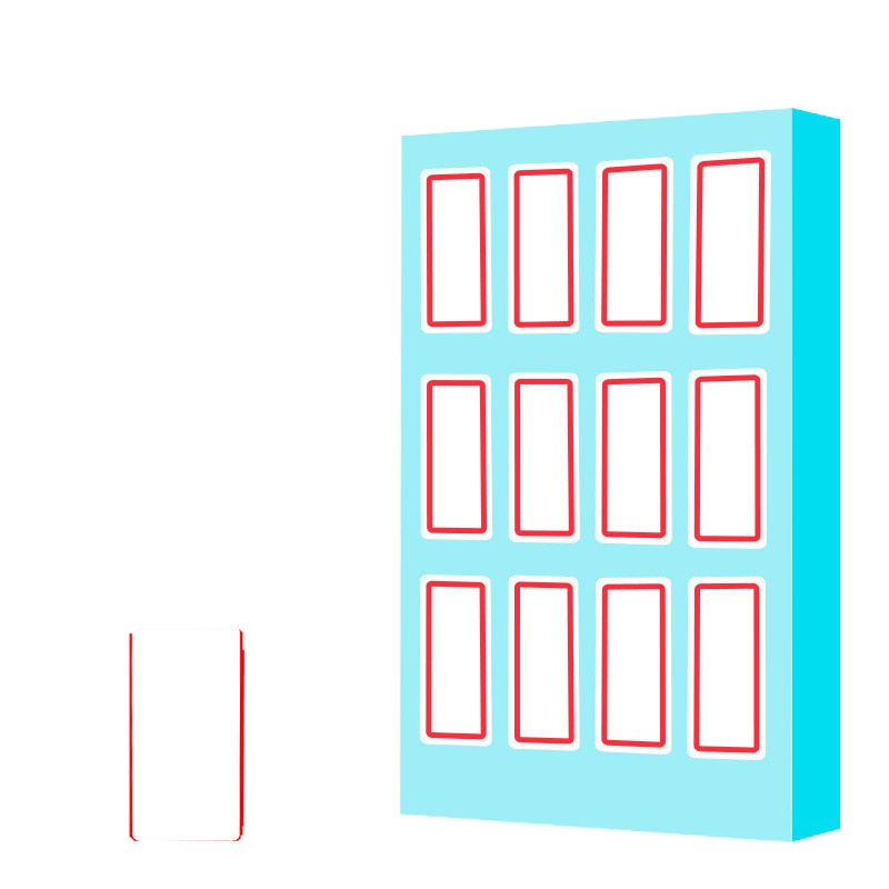 得力(deli)7184手写标签贴自粘性标签纸标贴口取纸不干胶标签贴18*32mm12张/包 22包装