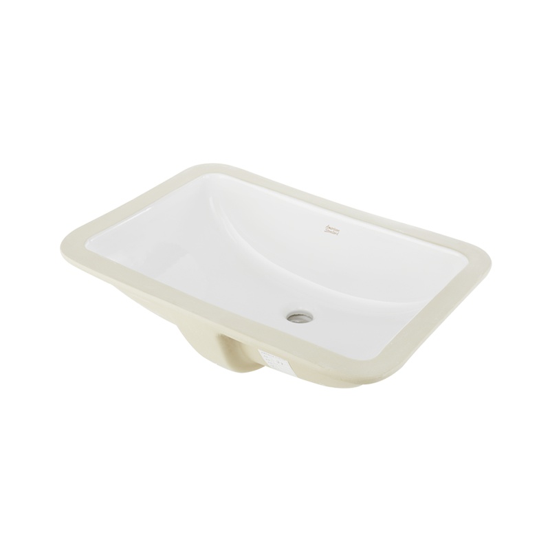 American Standard美标卫浴艾迪雅方形台下盆洗面盆陶瓷台盆自带溢水孔0440